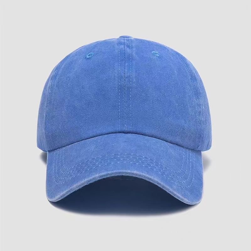 Wholesale Wholesale vintage embroidered logo distressed soft top cap